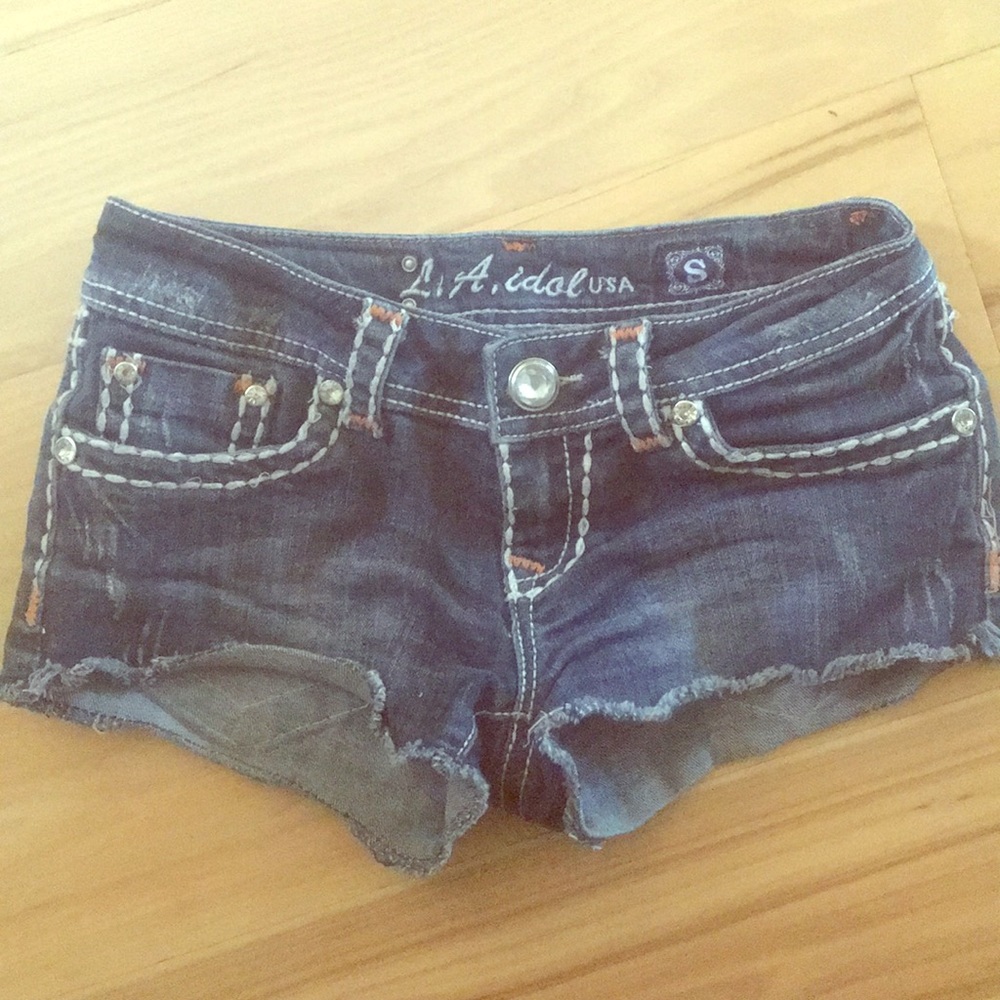 La idol jean shorts